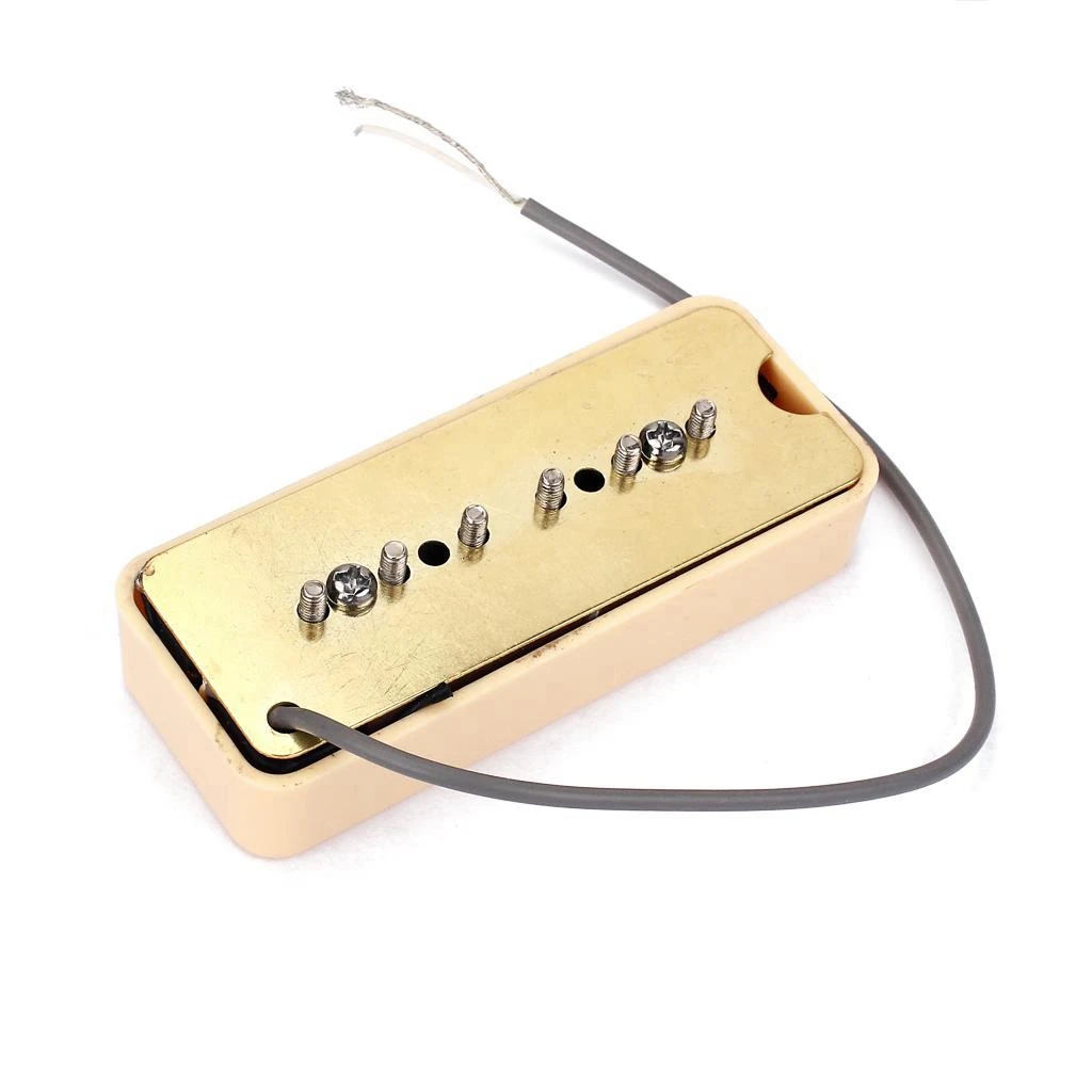 

Y476A ГОРЯЧИЕ 2 шт. звукосниматели с одной катушкой для P-90 P90 LP Gb, детали для электрогитары, аксессуары, 50 мм/52 мм, кремовый