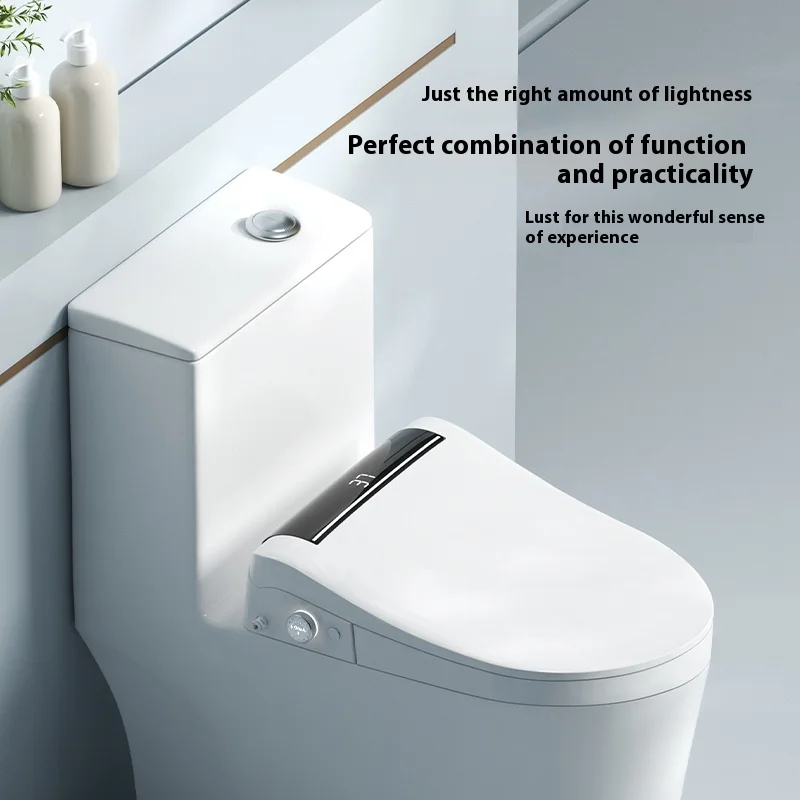 Auto Tankless Smart Bidet Toilettensitz mit Fernbedienung Lady Care Waschdüse Kunststoff Wasserschrank Toilette