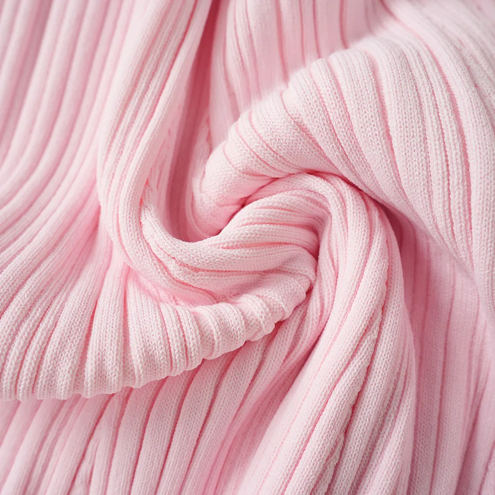 ZJYT Elegant Summer Knitting Sweater Dresses for Women 2024 Short Sleeve Pink Sheath Mini Party Dress Female Vestidos Knitwears