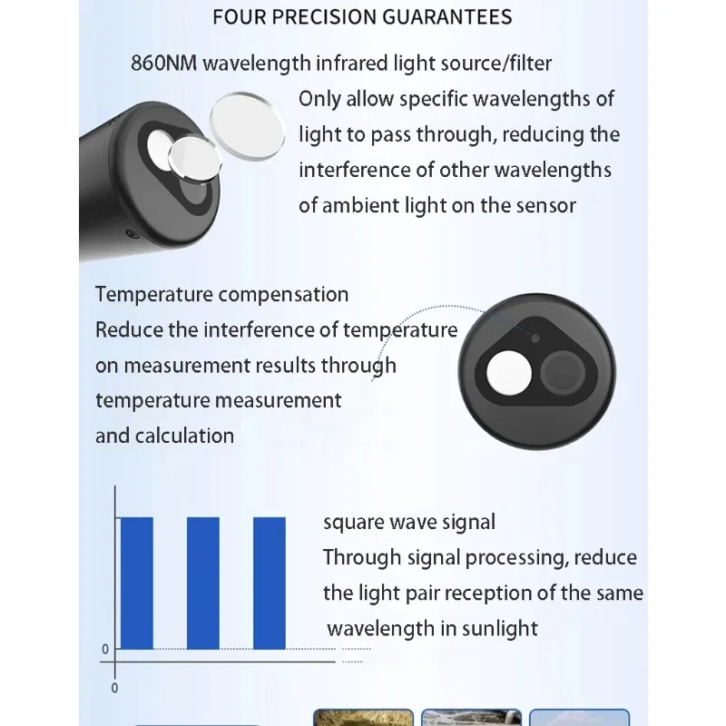 Water quality turbidity sensor electrode online sludge concentration meter suspended matter sewage analysis turbidity meter