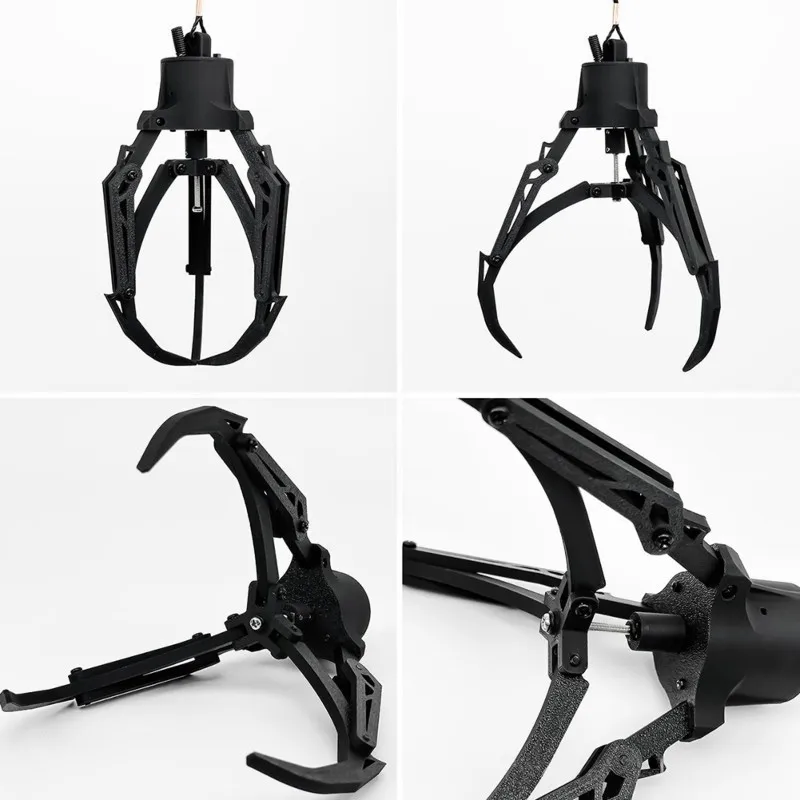 B27B Drone Mechanical Claw Hook Intelligent Pick Up Drop Device, Air Release Payload Dropper Remote Control Fishing Rescue