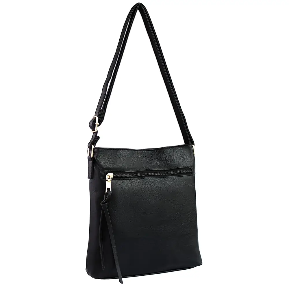 

Small PU Leather Crossbody Bags for Women, Adjustable Shoulder Bag, Lightweight Ladies Cute Purse Multi Pocket