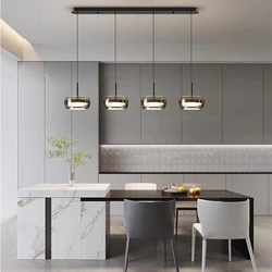 Modern home decor ring led lights lampade a sospensione per lampadari da soggiorno per sala da pranzo lampada a sospensione illuminazione per interni