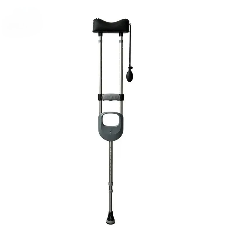 Lightweight collapsible cane with inflatable axillary rest, adjustable cane, walker for the elderly