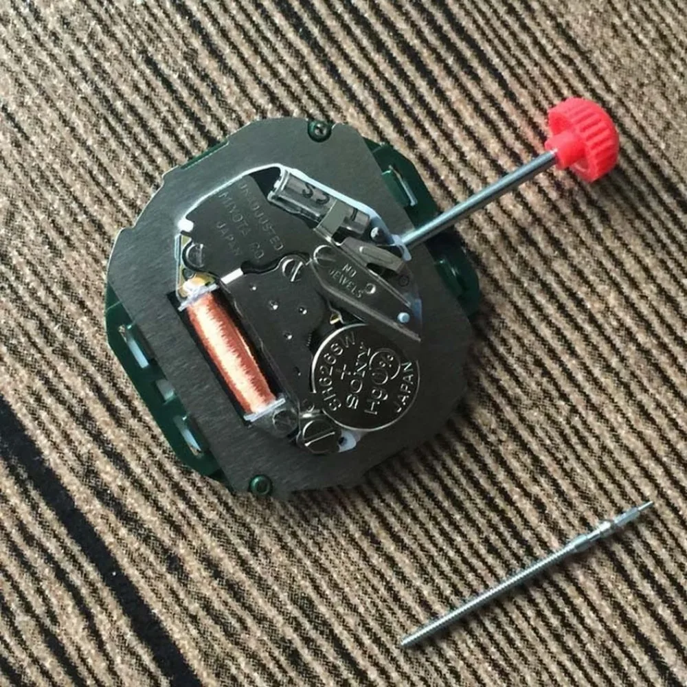 Oryginalny Japan Miyota 2105 zegarek kwarcowy z akcesoria do zegarka z motywem 2035 zegarek męski z podwójnym kalendarzem zastępującym część naprawcza