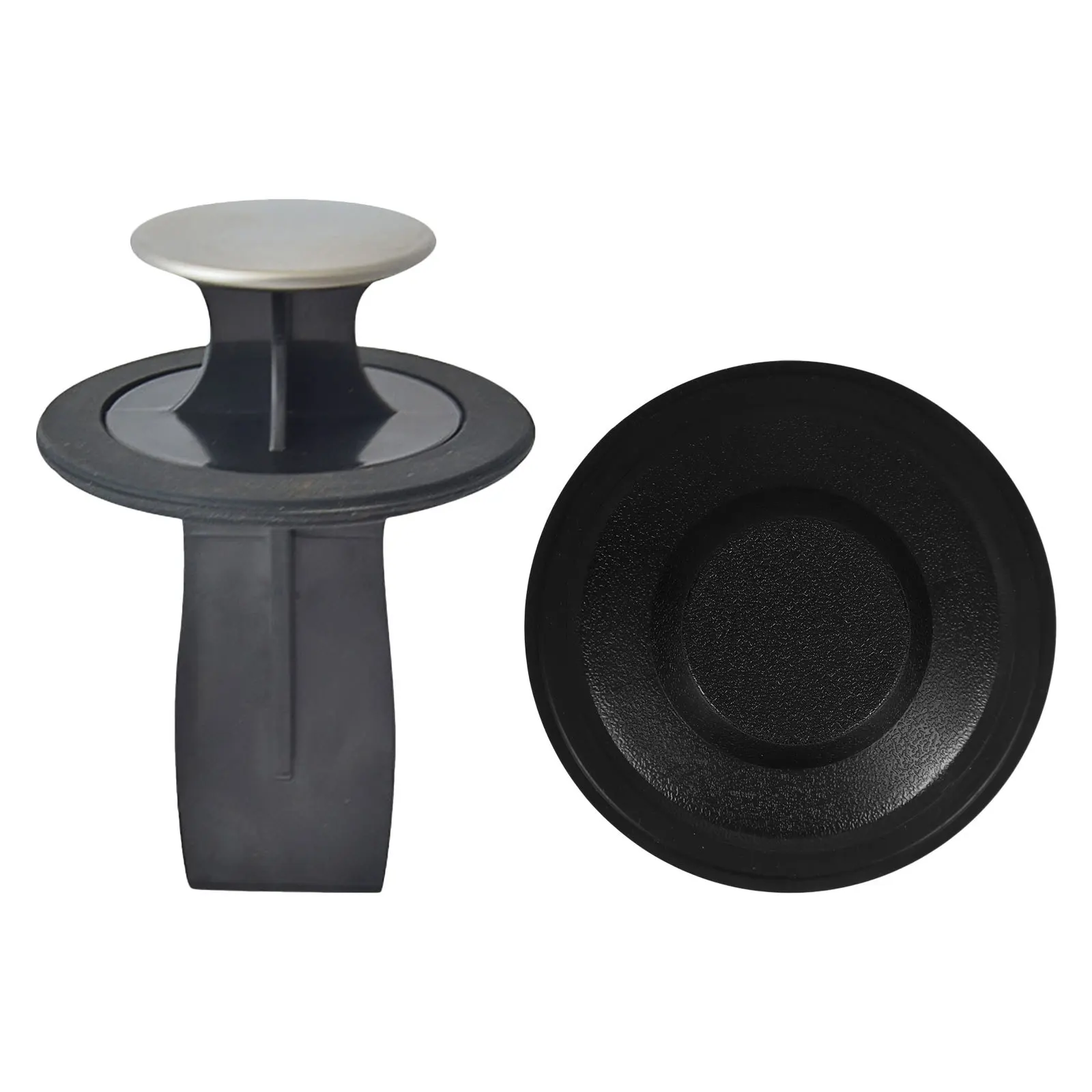 1 Set Water Pool Accessories Black Rubber Kitchen Sink Stopper Replacement Universal Drain Plug For Garbage Disposal Round Grip