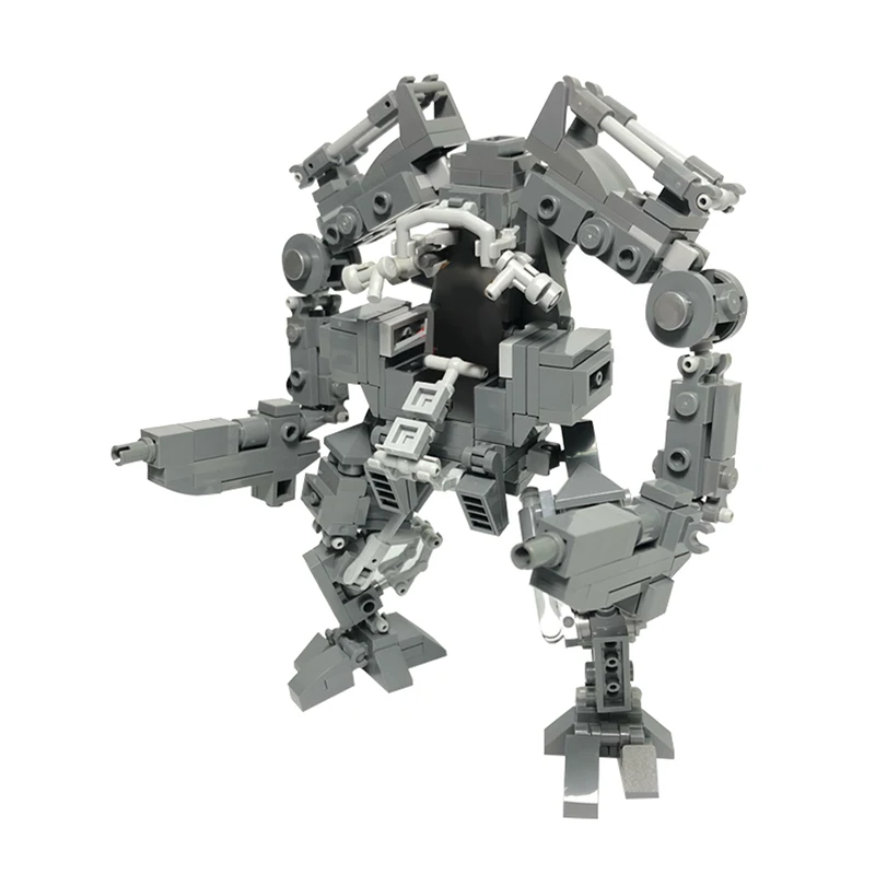 MOC Movie The Matrixed-Robot APU Ideas MOC Mech Combat Set Building Blocks Model Kits Toys for Children Kids Gifts Toy Bricks