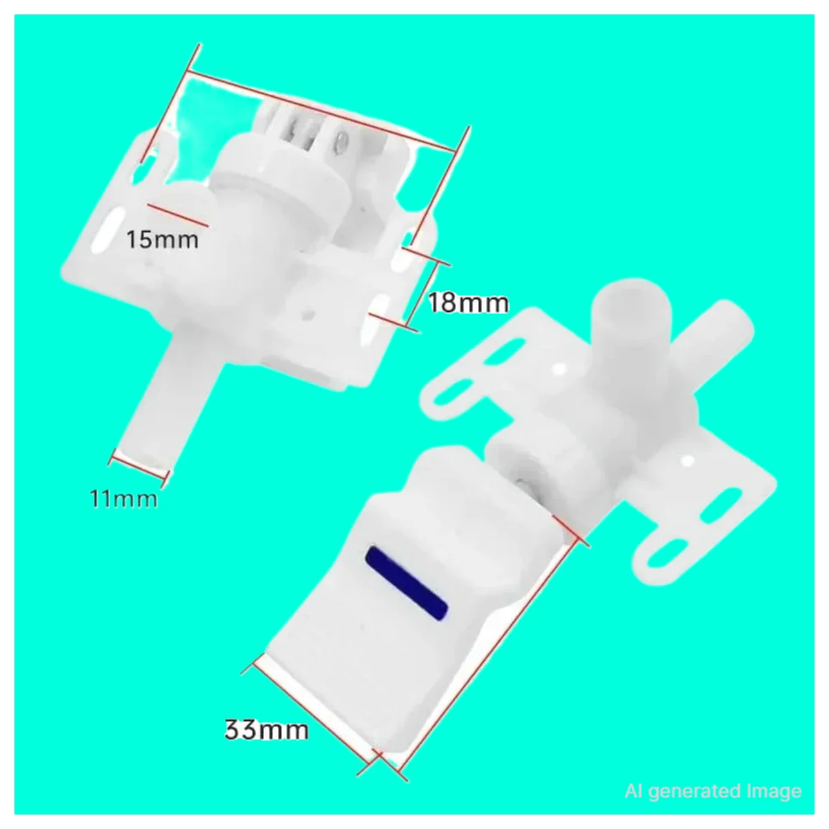 Water dispenser accessories faucet width 33MM nozzle hot and cold switch universal