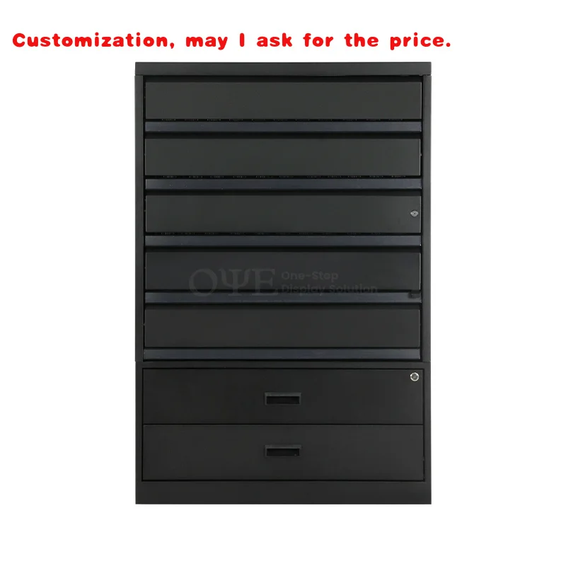 

custom.Supermarket Shelf Display Stand Custom Interlocking Gate Display Cabinet Metal Frame Multilayer