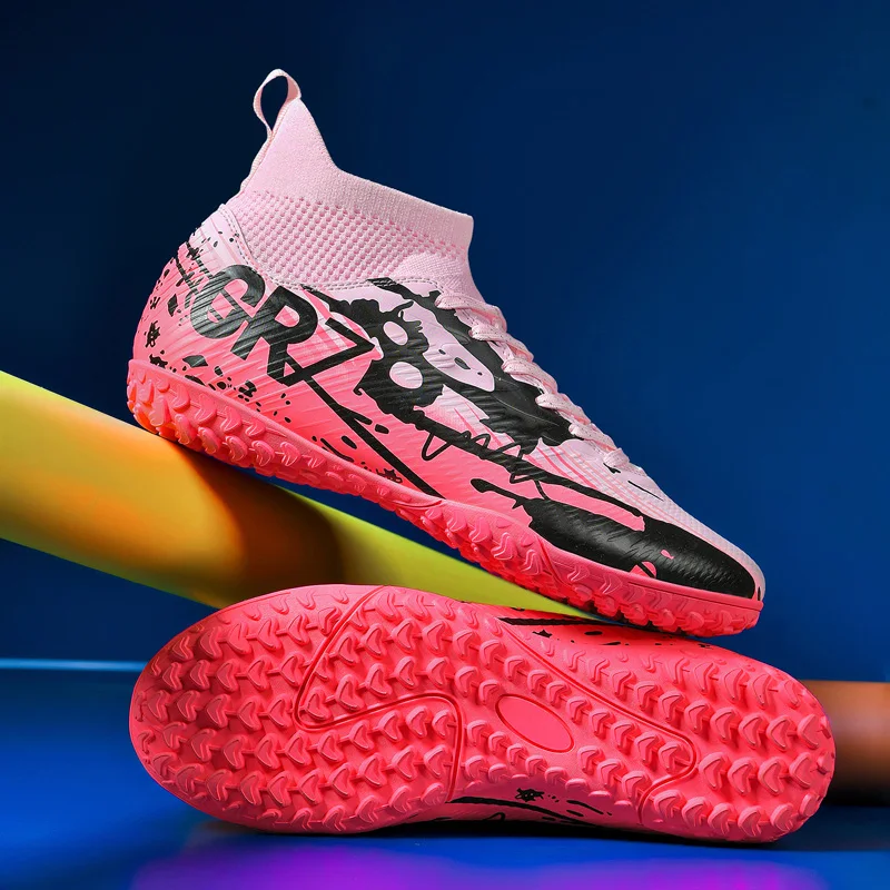 

Новые мужские футбольные бутсы, бутсы для тренировок на открытом воздухе, спортивные футбольные бутсы с длинными шипами, удобные дышащие нескользящие бутсы для взрослых для мальчиков