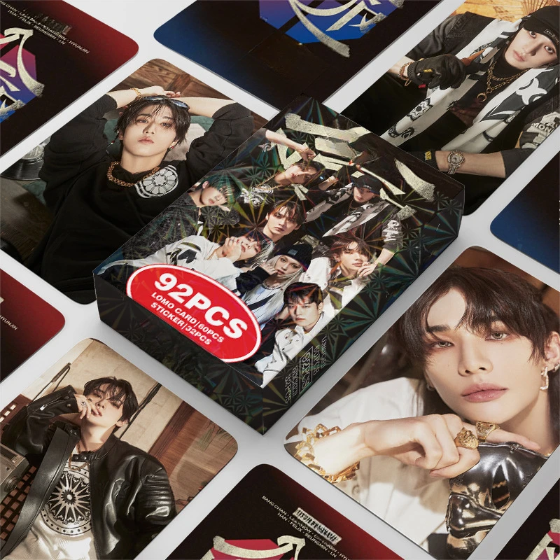 92pcs Kpop HOP IDOL Lomo Cards and Stickers HOP New Photo Album High Quality Photocards Postcards