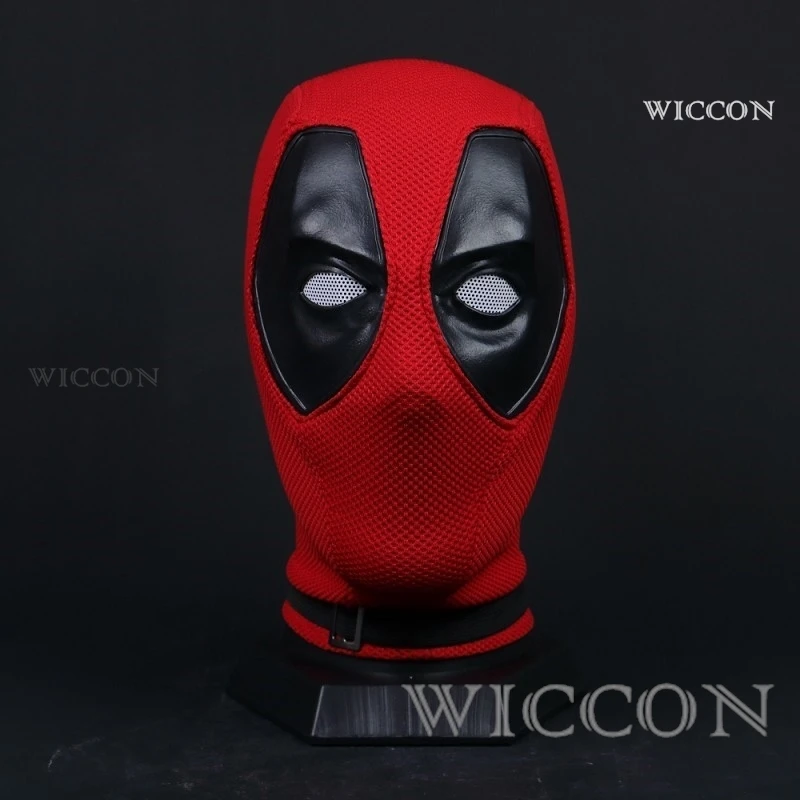 Deadpool Mask Cosplay Costume Nylon Headgear Knitted Cotton Mesh Helmet Halloween Party Carnival Costume Props Free Gifts