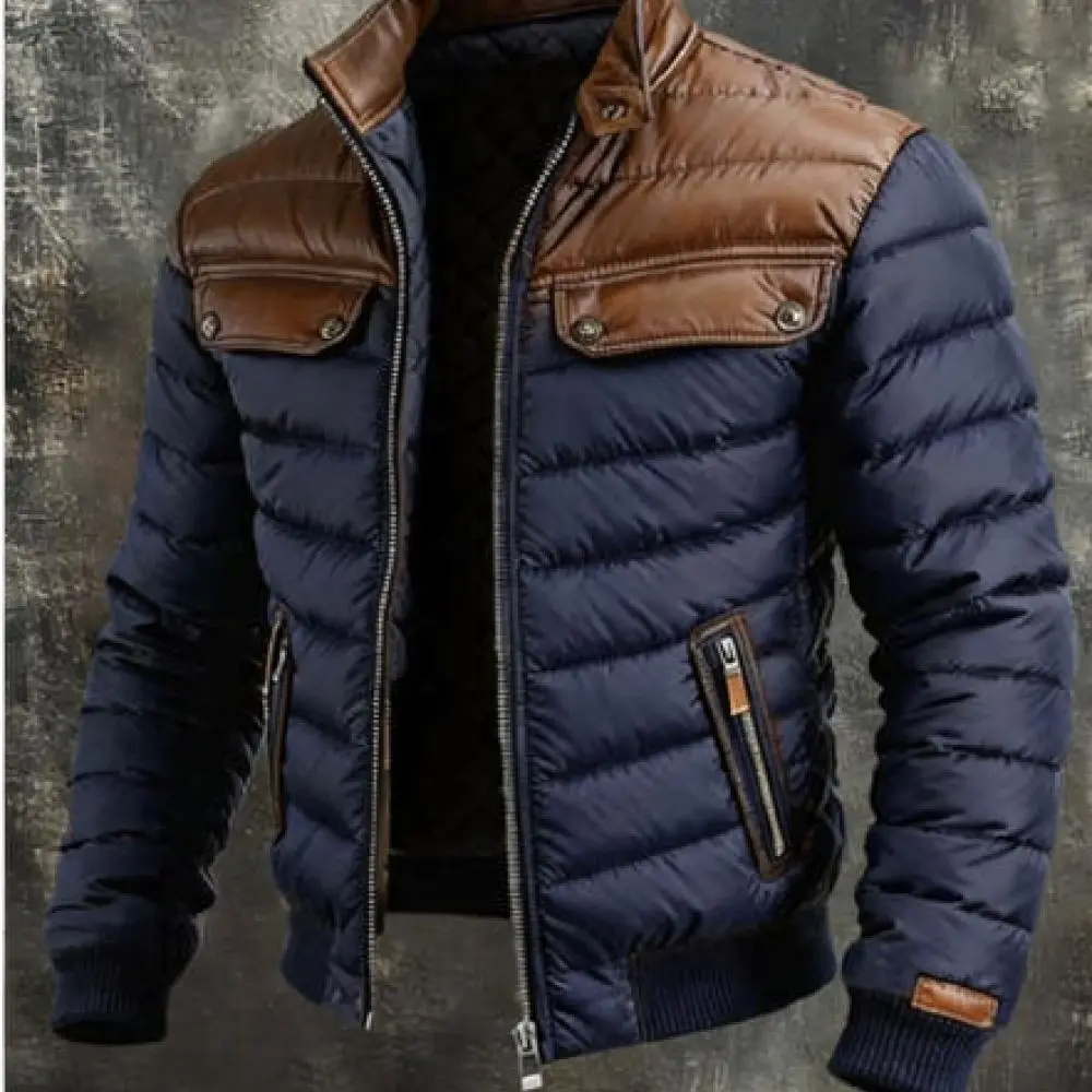 Winter Mens Hooded Jacket Thick Warm Fleece Lined Windproof Parka Casual Outwear Durable Comfortable Thermal Streetwear Coat