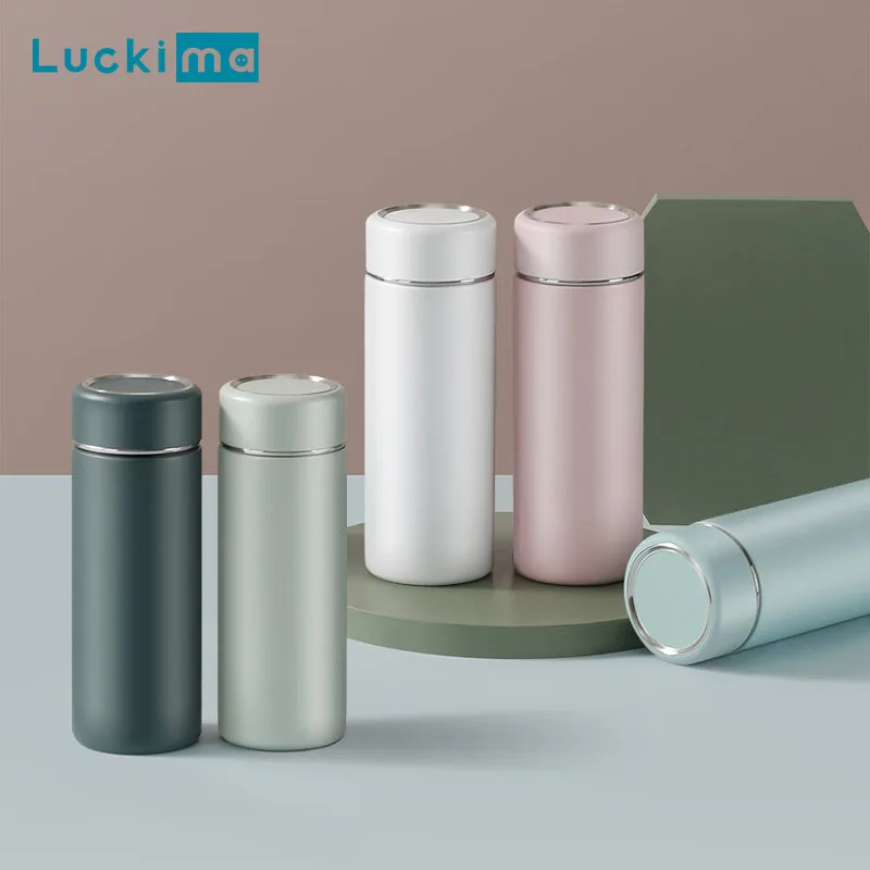 

300ml Stainless Steel Thermos Flask Leak-Proof Vacuum Insulated Bottle Portable Thermal Water Bottle Coffee Tea Cup for Office