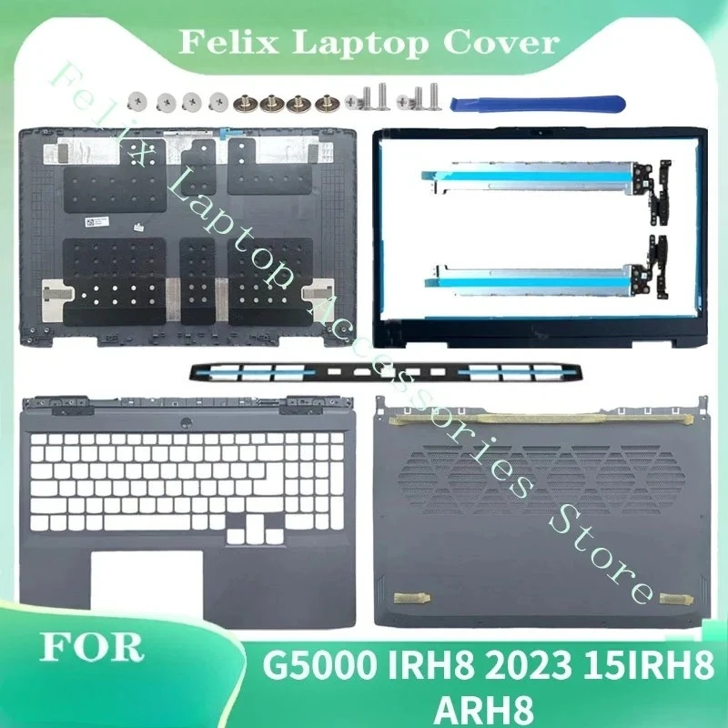 

For G5000 IRH8 2023 15IRH8 ARH8 Laptop LCD Back Cover/Front Panel/Palm Rest/Bottom Cover/Hinge/Air outlet