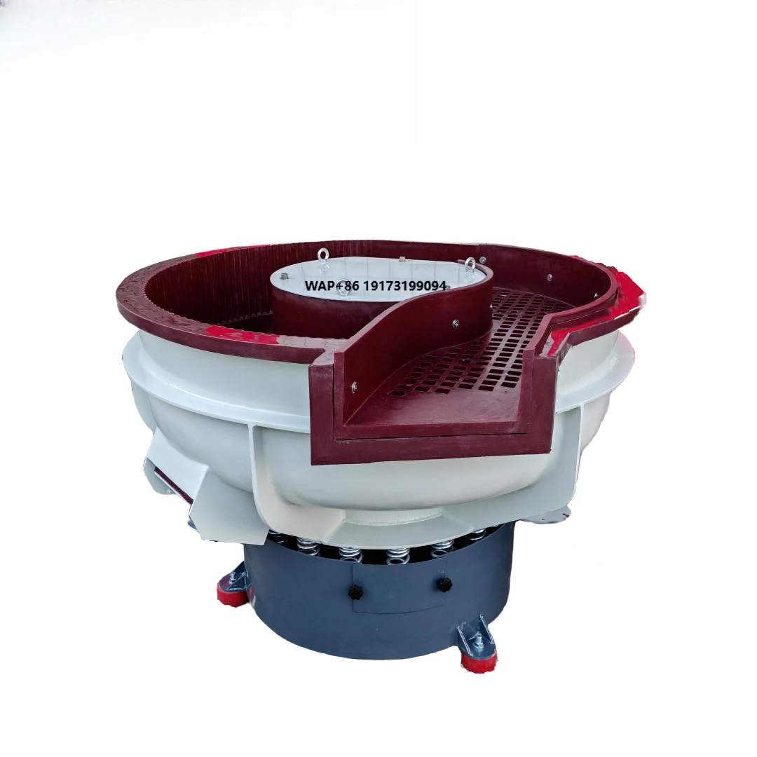 Stainless Steel Vibratory Tumbler Stone Pebbles Polishing Machine