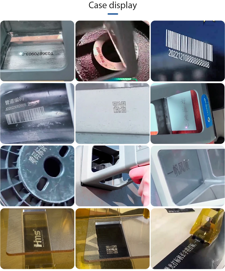 

Fiber Laser Engraver for Rigid Materials: Mark QR, Date, Barcode, Logo on Ceramic Tiles, Stone, Hardened Plastic Cases