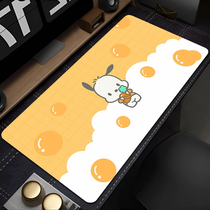 Mouse pad large Gaming Desk Mat Computer Keyboard desk pad Mats Non-slip rubber Game player PC carpet Pochacco Mousepad XXL XXXL