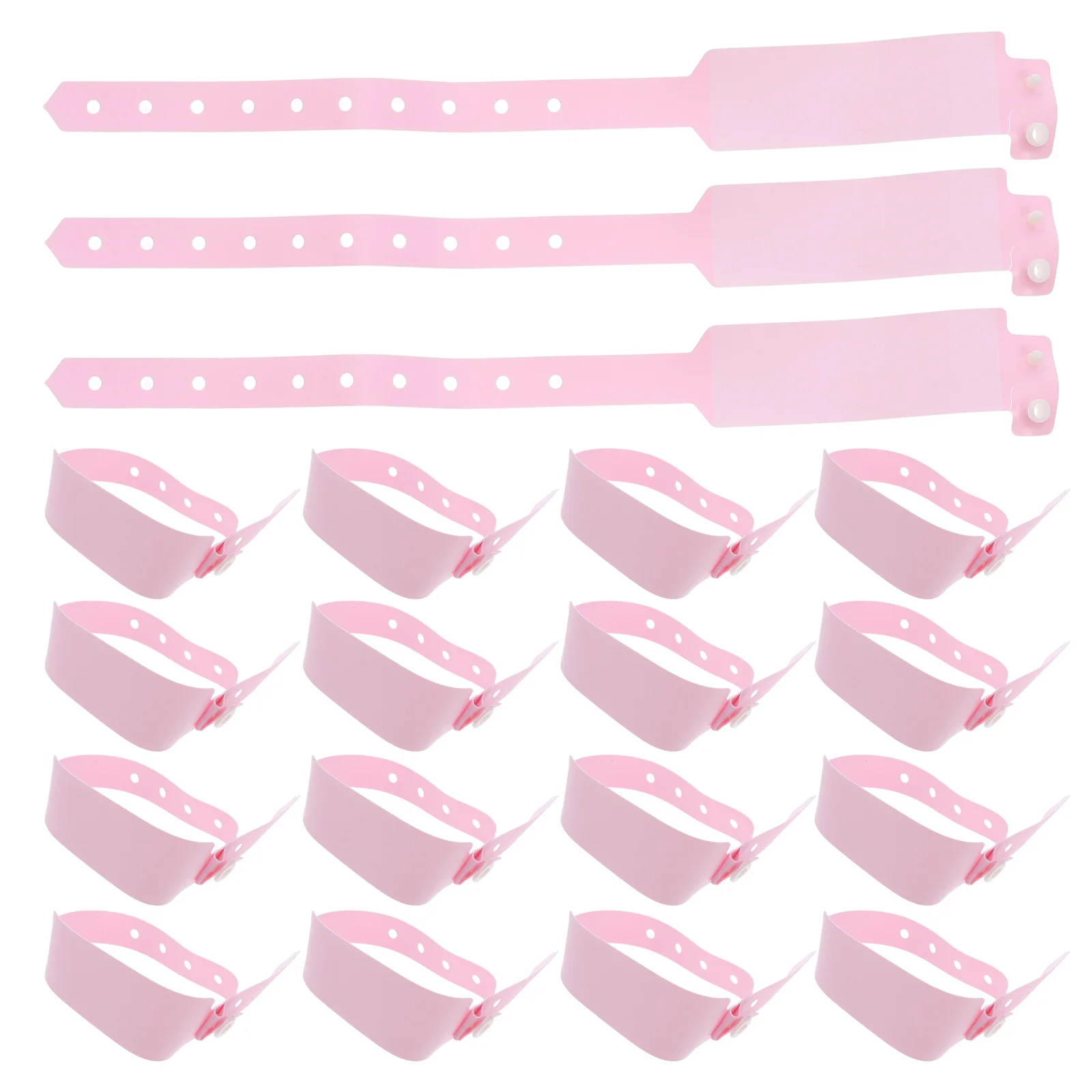 100 Stück Identitätsarmband aus medizinischem PVC, wasserdicht, Patienten-ID-Bänder für Krankenhaus-Eintritts, Krankenpflege, Notfall, beschreibbare Sicherheit