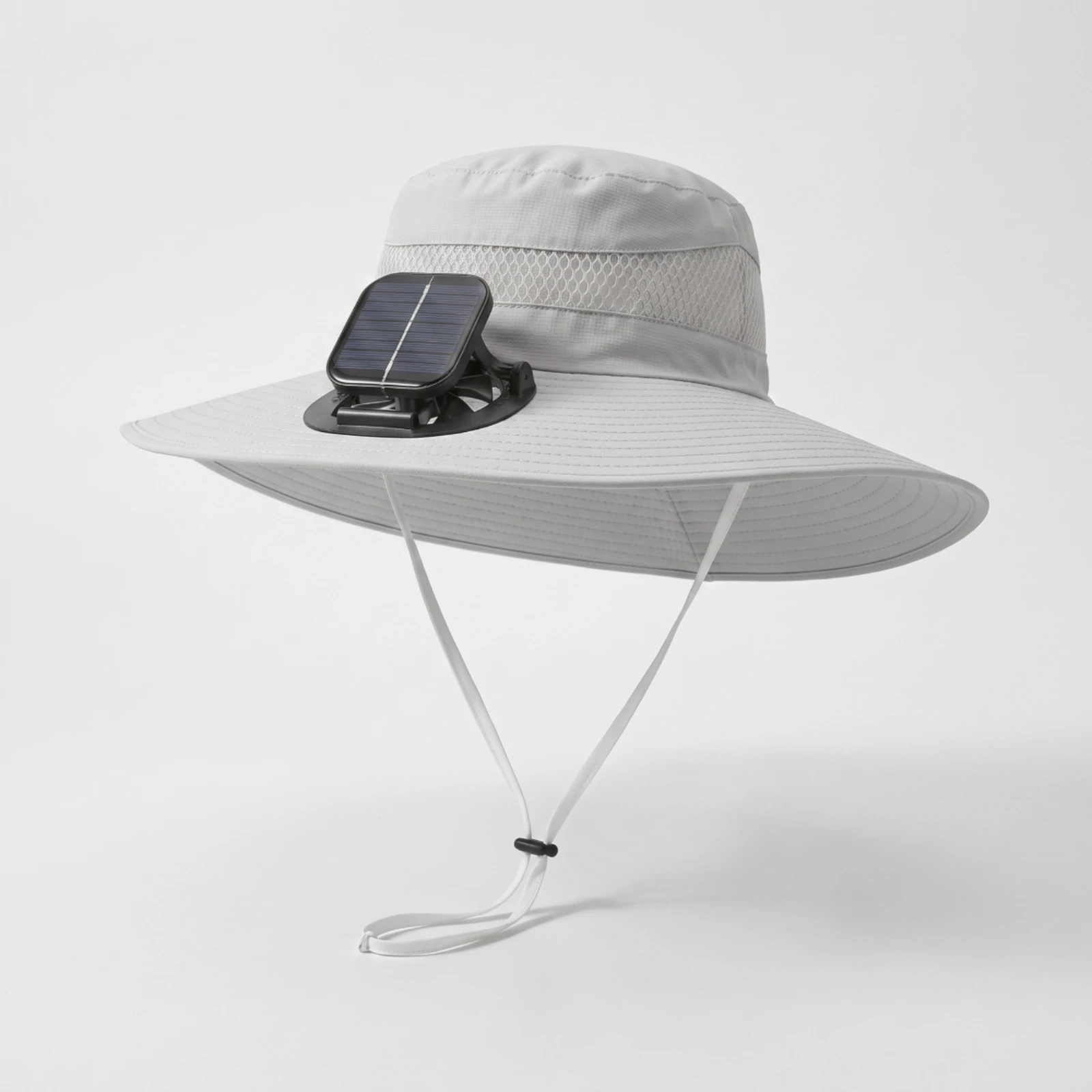 Wide Brim Hat with Fan Handsunrestricted Hat with Solar Fan Windproof for Gardeners, Gardening, Fishing