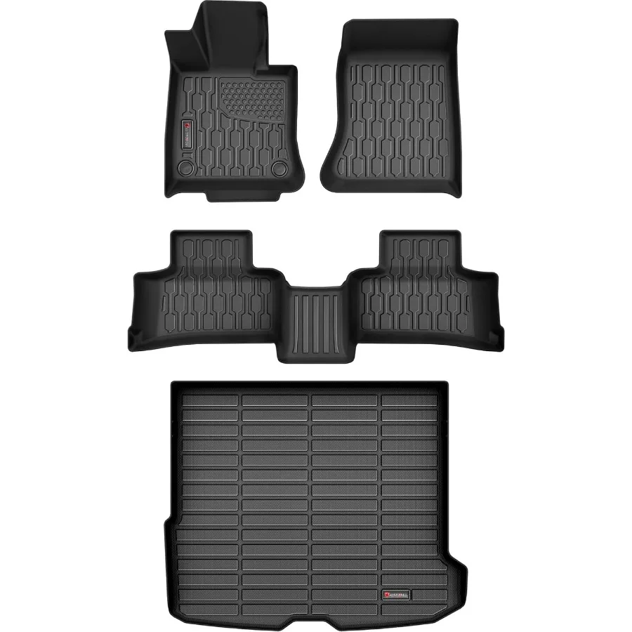 

Комплект ковриков AllWeather и грузовых вкладышей, совместимый с Mercedes Benz GLC 2023 2024 года для полной защиты 1-го и 2-го Ro.