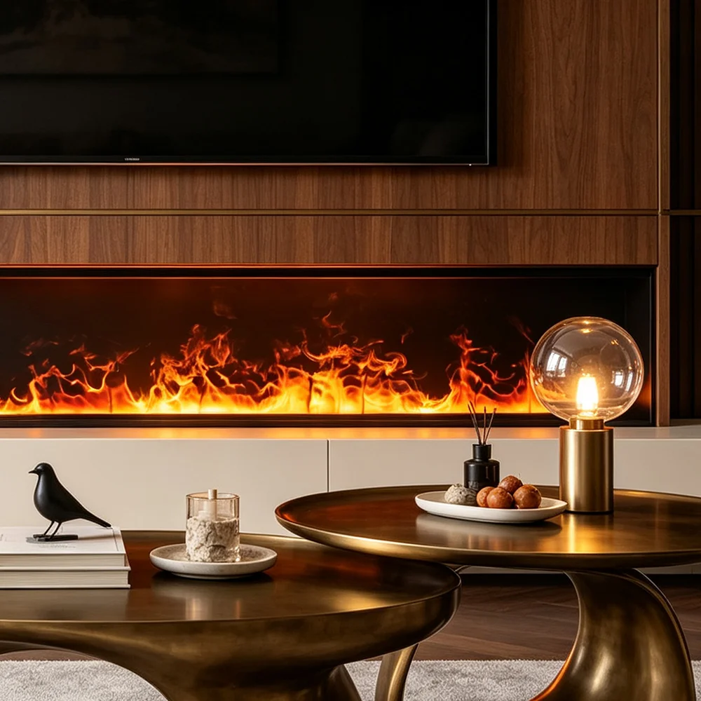 Inno-Fire 60 Inch Electric Fireplace Decorating Simulation Flame 3D Atomizing Fireplace