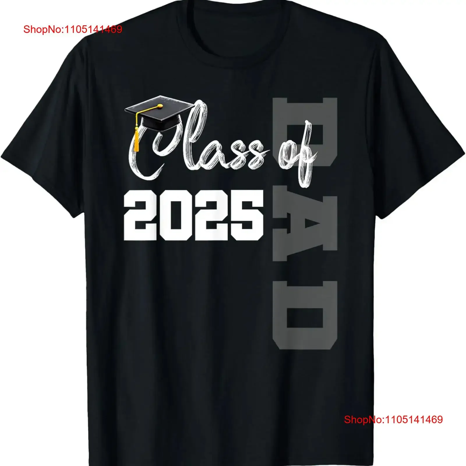 

Dad Senior 2025 Proud Of A Class Graduate T Shirt S 5XL vintage Washed Soft graphic Casual Comfortable fashion Stretched