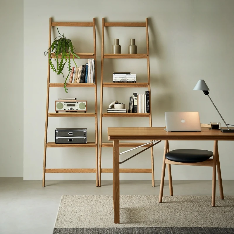 Geometric trapezoidal wall frame | Nordic solid wood display stand scattered structure to create breathing wall art |