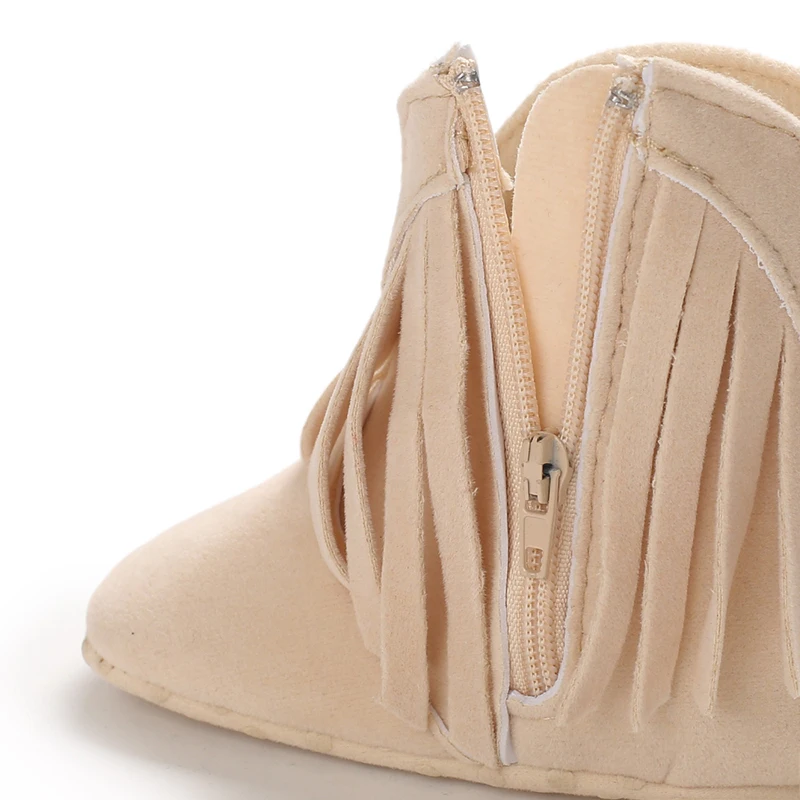 Winterstiefel für Babys, Jungen und Mädchen, 0–18 Monate, im Western-Stil, aus Denim, ideal zum Laufenlernen, warm, lässig, modisch. – Detail 35