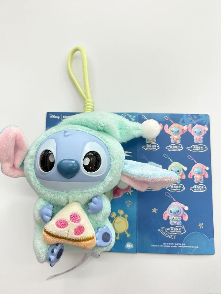 Zabawka Stitch Seria Jedz Coś Przed Snu Blind Box Mystery Box Figurka Anime Stitch Lalka Zawieszka Ozdoby Prezent Świąteczny dla Dzieci