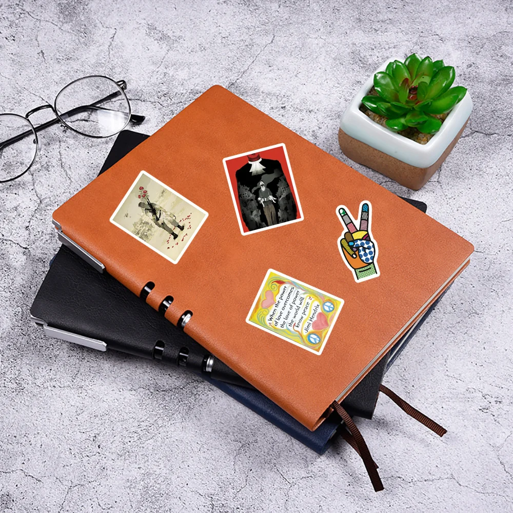 10/30/50PCS Love and Peace Cartoon Sticker Friends Gift Graffiti Scrapbook Skateboard Luggage Laptop Aesthetic Sticker Wholesale