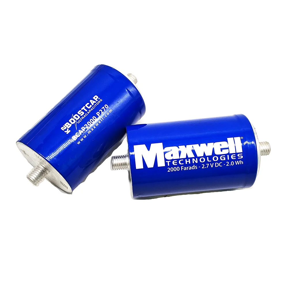 

Super Capacitors Maxwell Standard Series 2.7V 2000F SuperCapacitor BCAP2000P270K04 Ultra Capacitor Supercaps