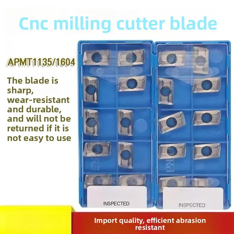 

100% оригинальные твердосплавные вставки с ЧПУ APMT1604PDER KZ APMT1604PDER-KZ PG025 PG035 Гарантия качества