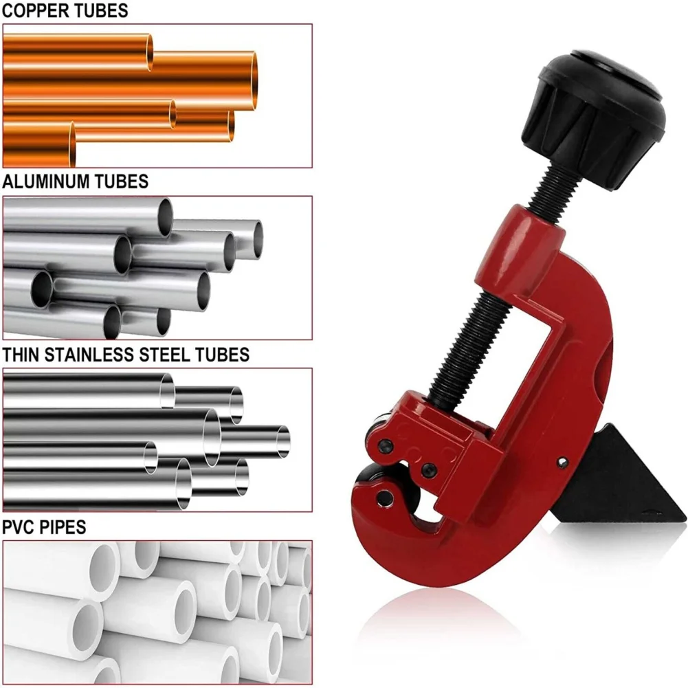 알루미늄 구리 황동 플라스틱 파이프용 헤비 듀티 파이프 커터, 1/8 인치 ~ 1-1/8 인치 튜빙 커터