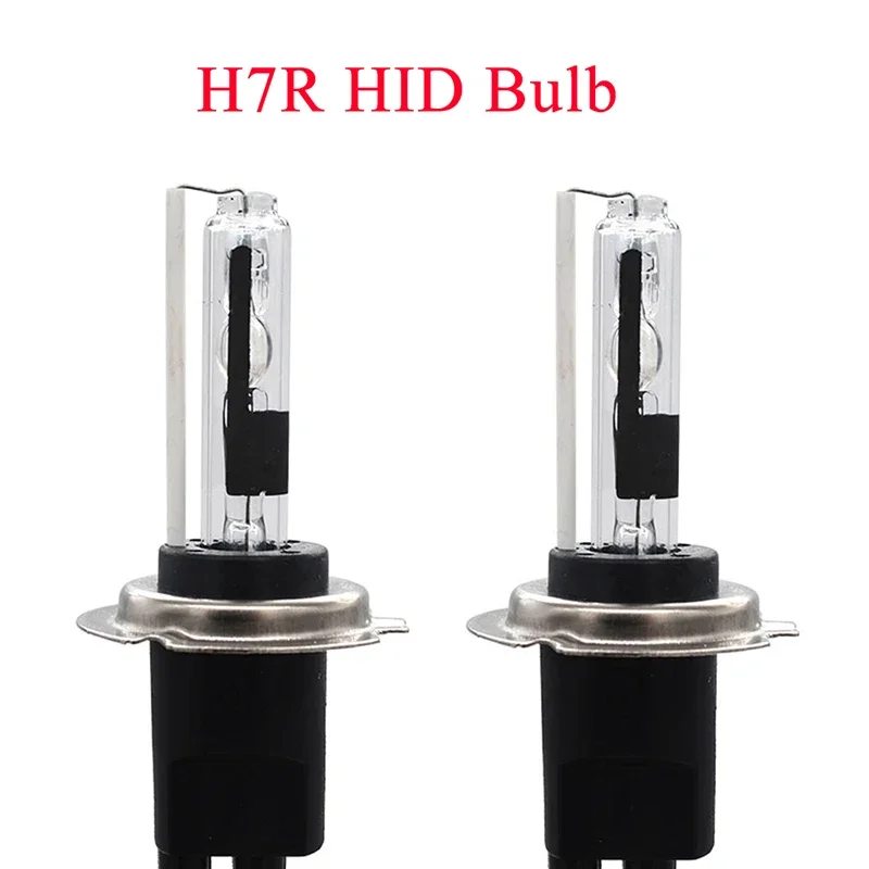 SKYJOYCE 12V 35W 6000K H7R Car Light HID Bulb 4300K 8000K 55W H7R Bulb Lamp Metal Base Car Headlight Replacement HID H7 H7R Bulb