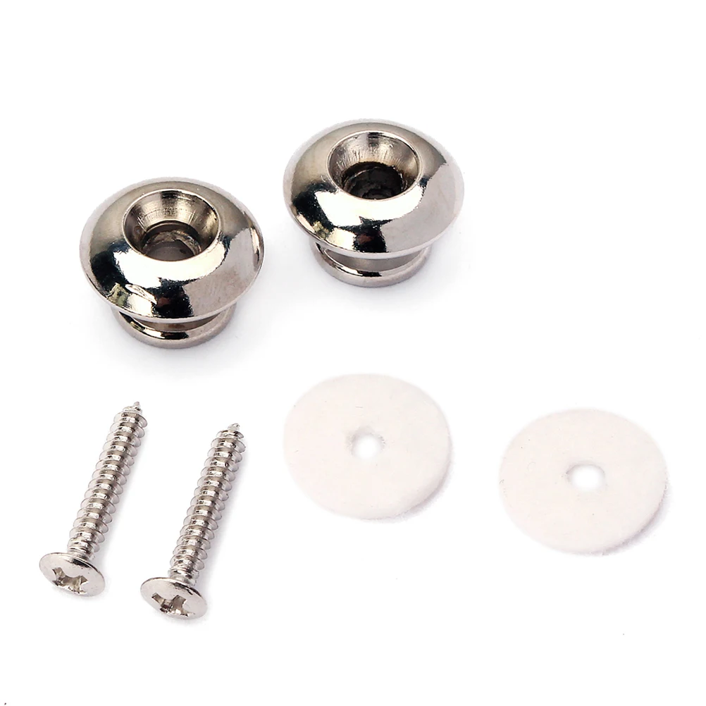 

2 pcs Mushroom Guitar Strap Lock Strap Lock Parts Accessories for Electric Mushrooms Head Bass Ukulele