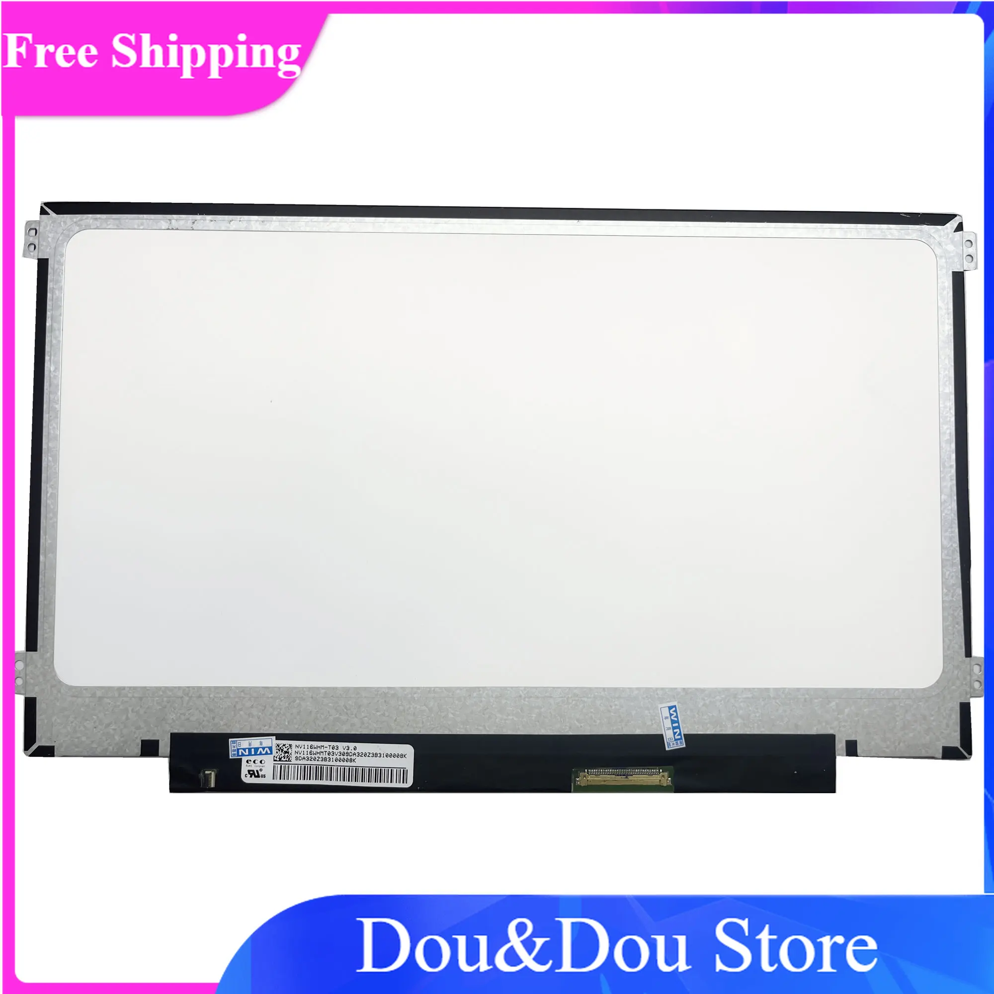 

NV116WHM-T03 Fit B116XAK01.1 B116XAK01.2 B116XAK01.3 LED Display Panel HD 11.6" 1366x768 30pins eDP IPS Laptop LCD Touch Screen