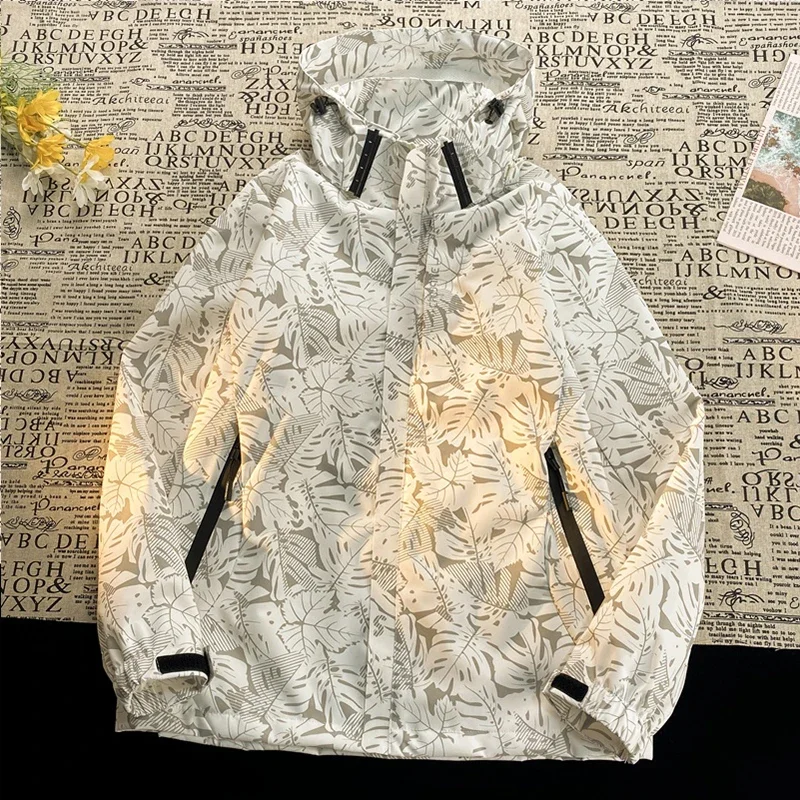 

Весенне-осенняя одежда для альпинизма с принтом, модная модная ветрозащитная водонепроницаемая дышащая весна и осень