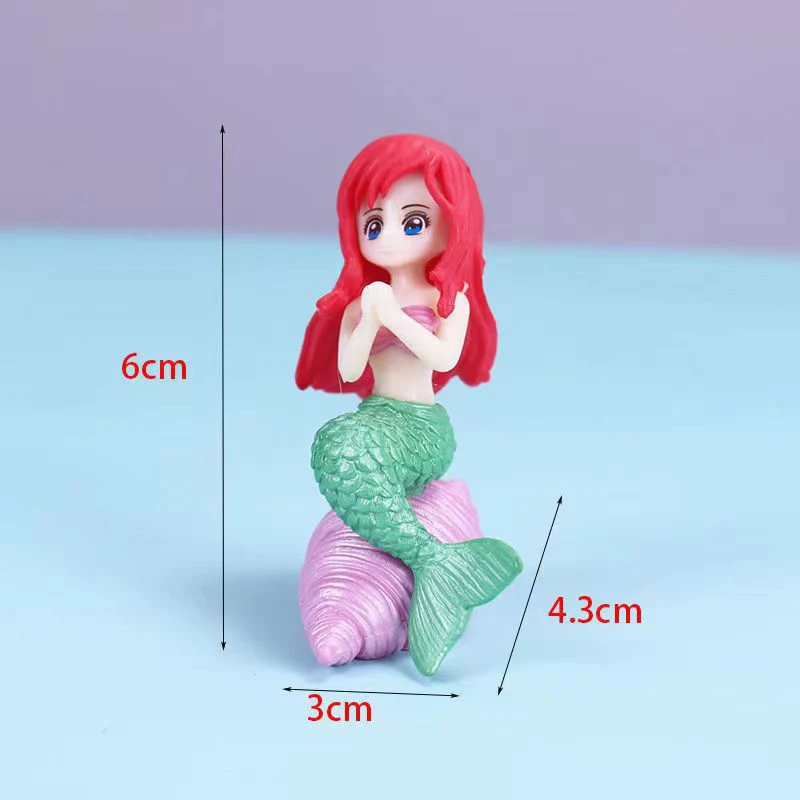 Aquarium Ornament Mermaid Resin Ornament Creative Cartoon Aquarium Fish Tank Landscaping Decoration