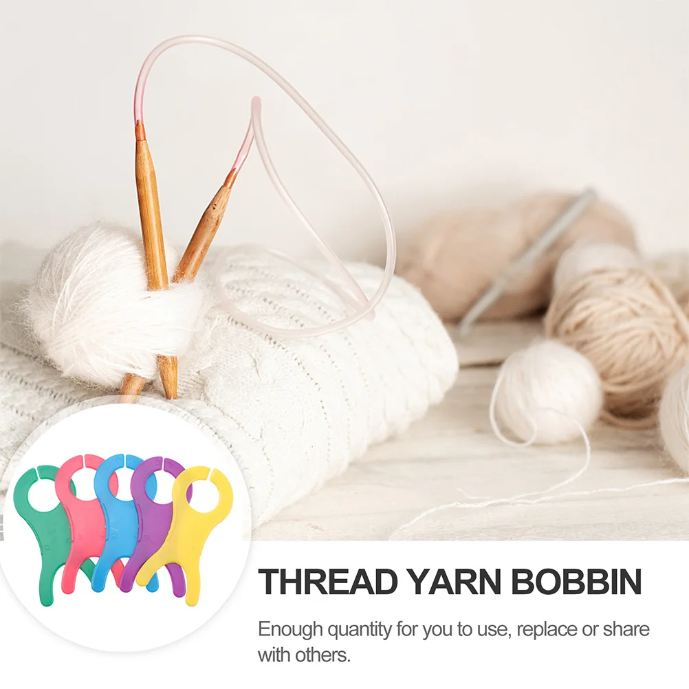 

40pcs Large Yarn Bobbin Thread Weave Winder For Sewing Cross Stitch Knitting Craft Tool Diy Plastic Spool Organizer Prevent
