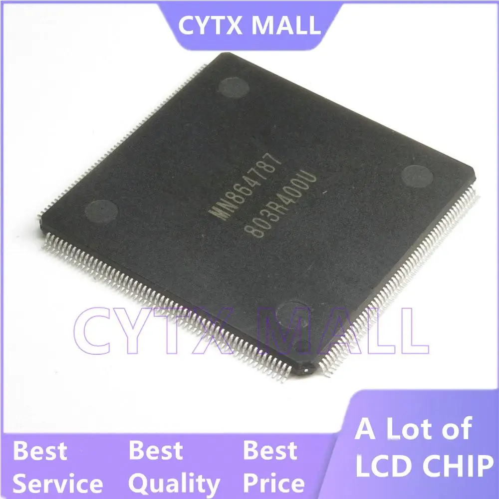 New_original 2PCS lot NEW MN864787 864787 LCD CHIP QFP   CYTX_ MN864787  MN864788  MN8647771  MN864718