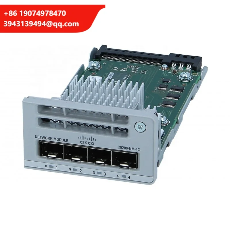 

Новый модуль расширения сети Catalyst 9300 4 x 1G C9200-NM-4G