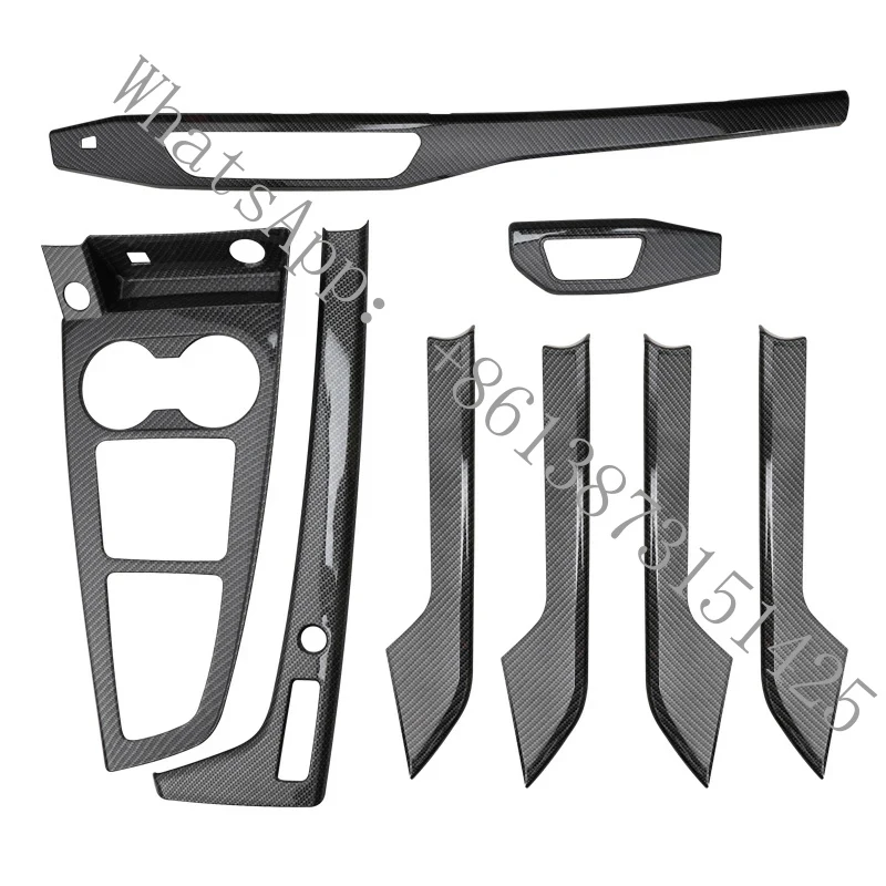 Suitable A4 A5 S4 LHD carbon fiber interior ABS mark A4 2017-2022