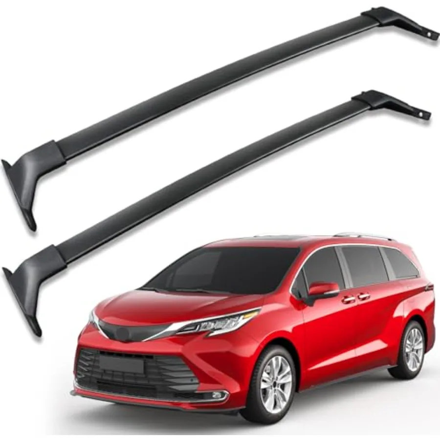 

Поперечины для багажника на крышу, совместимые с Toyota Sienna 2021-2026, алюминиевые, замена для рейлингов на крыше