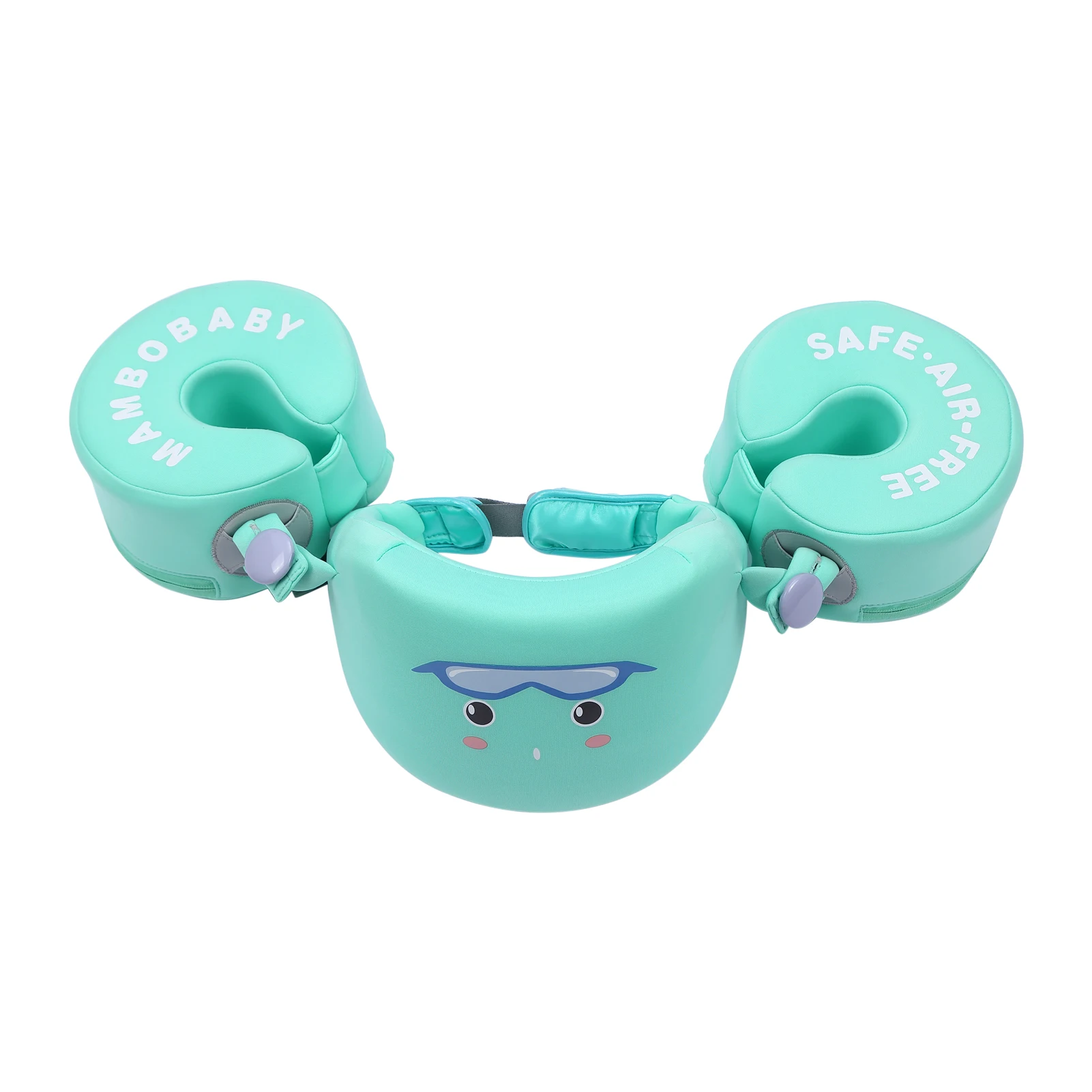 Kids Swimming Arm Rings Portable Non-Inflatable Floating Circle Sleeves Pool Buoy Armbands Swimming Equipment for 3-6 Years Baby