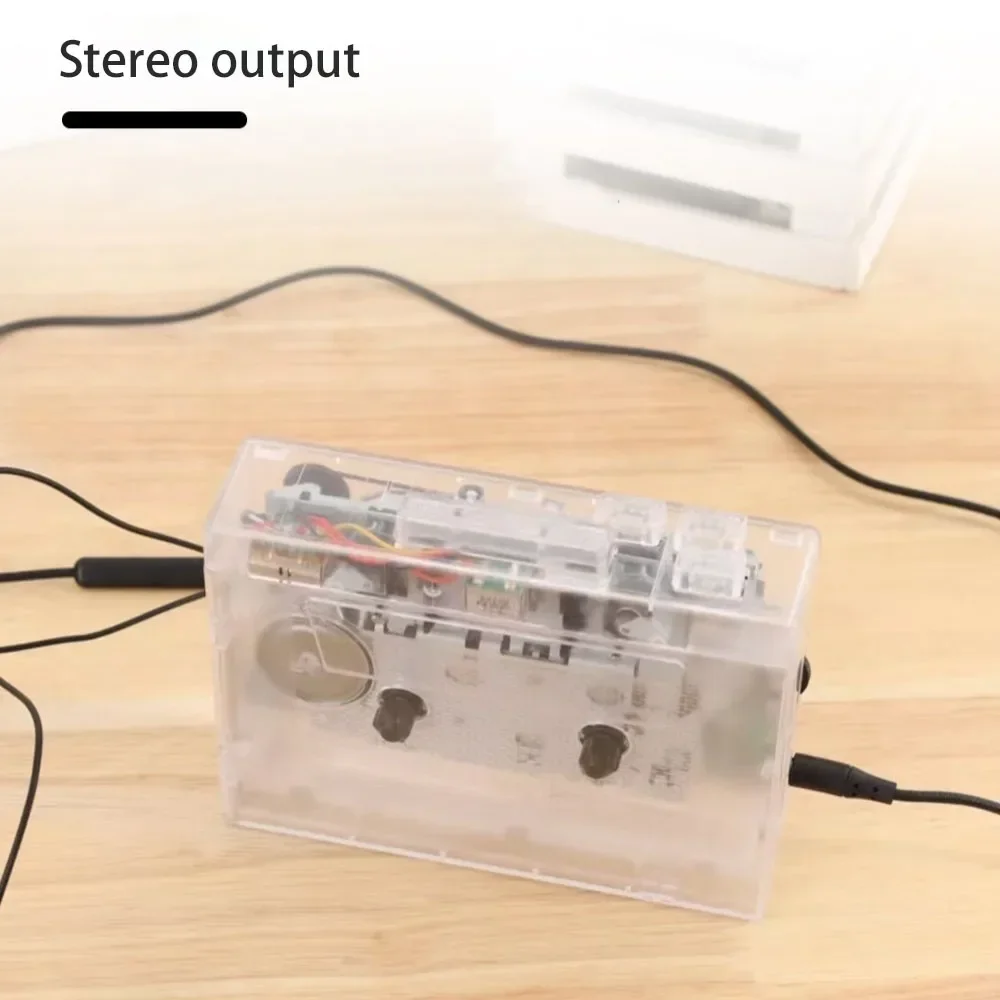 Imagem -05 - Jogador de Fita Transparente com Bluetooth fm Estéreo Retro Leitor de Música Reverso Automático Walkman Nostalgia Áudio