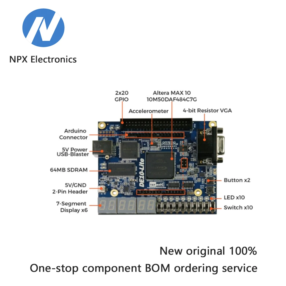 

DE10-Lite Board development board, MAX 10 P046