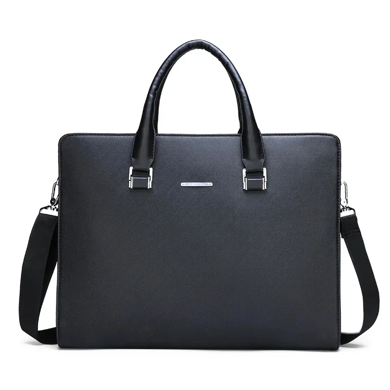 Luxury Genuine Leather Briefcases Brand High Quality Male Messenger Fashion Men's Crossbody Bags