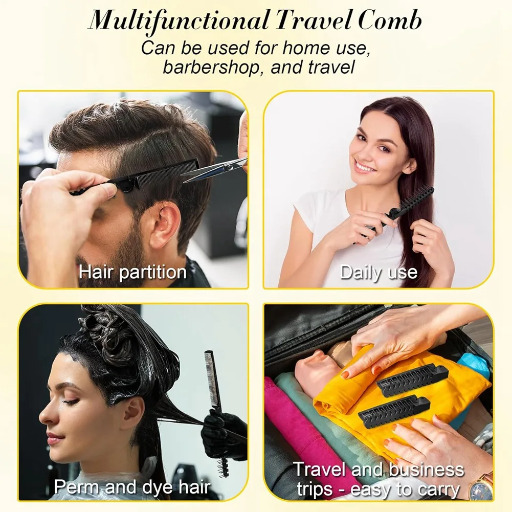 

ABHU 24 шт. складные дорожные расчески оптом, в индивидуальной упаковке, складная расческа для волос, мини-расческа для путешествий и расческа для макияжа