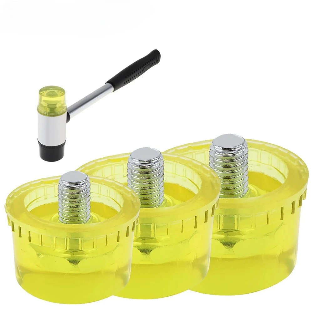 30/35/40Mm Rubber Hammer Head Repalcements Double Faced Hammer Cap Nylon Head Mallet Hand Tools No Hammer